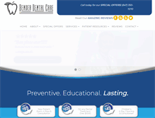 Tablet Screenshot of benderdentalcare.com
